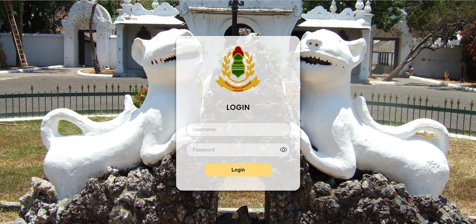 POS Website for Keraton Kasepuhan Cirebon image 2
